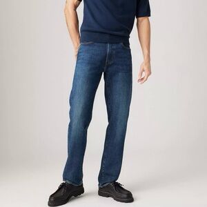 Levi's Men’s 505 Blue Straight Jeans Classic Style Size 32W‎